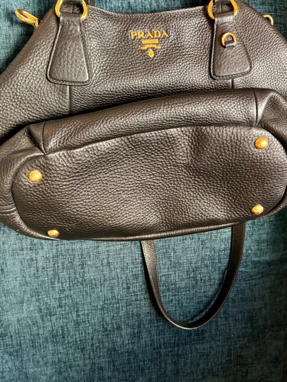 Prada Vitello Phenix Leather Top Handle Bag - Picture 7 of 11